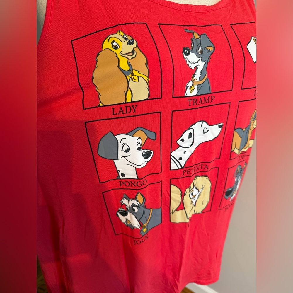 Disney X Torrid Dogs Supersoft Purple Swing Tank - Picture 4 of 11